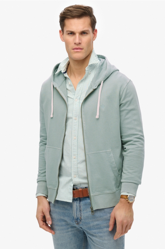 CLASSIC ESSENTIAL ZIPHOOD M2014170A SILVER BLUE